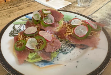 Chicama signature dishes Yellowtail Crudo
Catch Of The Day Tartare
Blackened Octopus